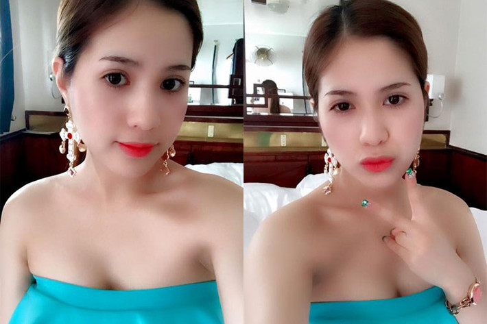 Trần Hương sở hữu gương mặt thanh tú, làn da trắng hồng, vóc dáng gợi cảm.