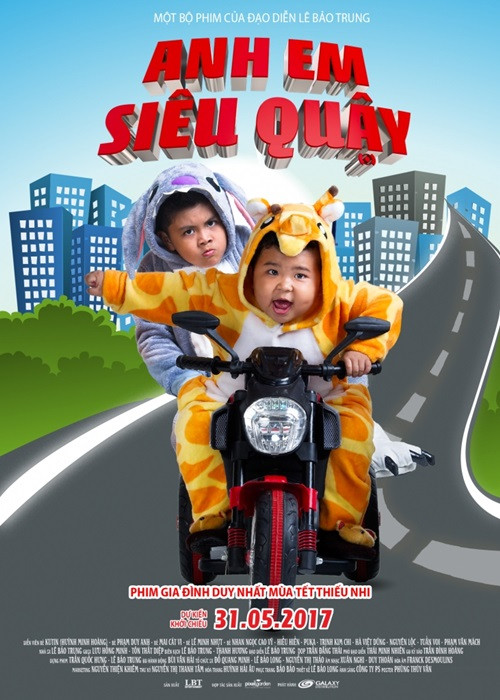 Năm 2017, Ku Tin tham gia phim điện ảnh “Anh em siêu quậy”. Ảnh: Thế giới điện ảnh