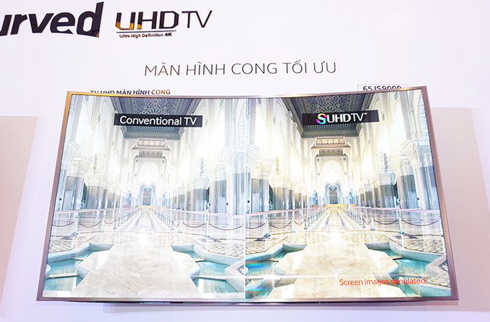 Một đoạn video demo cho thấy sự khác nhau giữa SUHD và UHD thông thường.