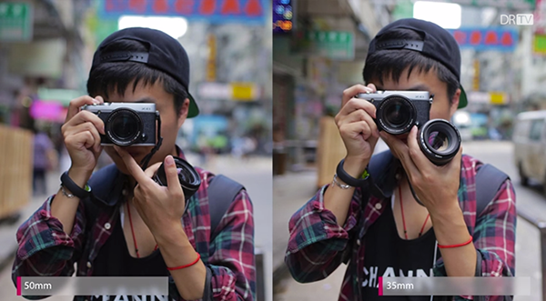 3. Ống 50mm "xóa phông" tuyệt vời hơn 35mm. Do đặc tính tiêu cự dài hơn và góc nhìn hẹp hơn nên với cùng một thông số khẩu độ, ống kính 50mm luôn có độ sâu trường ảnh (DoF) mỏng hơn so với ống kính 35mm. Chính nhờ điều đó nên lens 50mm thích hợp cho nhu cầu chụp ảnh xóa phông của người dùng.