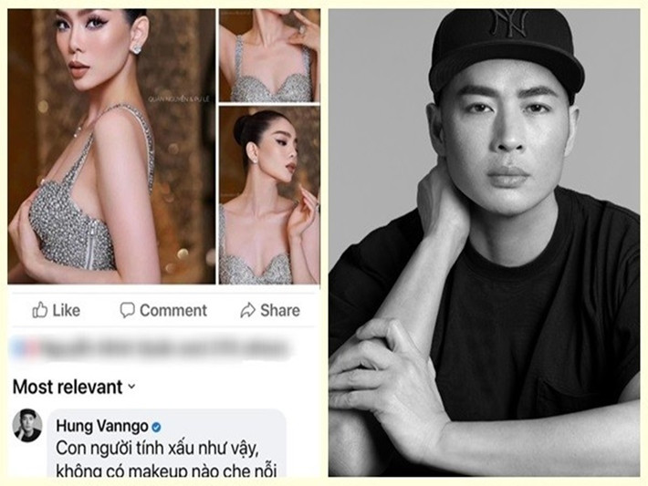 Gần đây, chuyên gia trang điểm Hung Vanngo bất ngờ chê thẳng mặt Lệ Quyên. Cụ thể, anh viết: “Con người tính xấu như vậy, không có make up nào che nổi” dưới bài đăng tải hình ảnh Lệ Quyên của một chuyên gia trang điểm khác. Trả lời trên Thể thao Văn hóa, Lệ Quyên cho biết: “Tôi không quan tâm. Kệ họ đi. Tôi có biết người đó là ai đâu". Sau đó, nữ ca sĩ liên tục viết ẩn ý trên trang cá nhân. Ảnh: Tiền Phong
