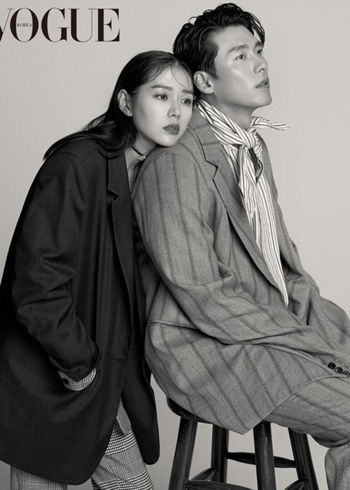 Hyun Bin - Son Ye Jin từng đóng chung phim. Mới đây, cả hai bất ngờ bị đồn đang bí mật hẹn hò. Ảnh: Vogue