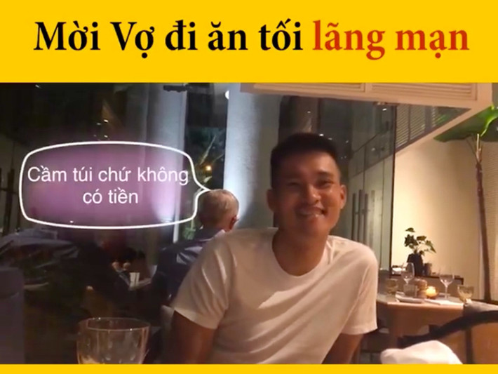 Trong một lần đi ăn tối ở nhà hàng 5 sao, Công Vinh không mang theo tiền mặt và nhờ Thủy Tiên thanh toán. Ngay lập tức, nữ ca sĩ "cà khịa" chồng rằng, ai mời người đó trả tiền còn Công Vinh đáp lại: "Anh mời nhưng mà em trả".