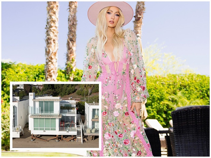 Trên trang cá nhân Instagram, Paris Hilton vừa chia sẻ, cô rất đau lòng, không khỏi bàng hoàng khi chứng kiến căn nhà ở Malibu (Mỹ) bị thiêu rụi hoàn toàn do vụ cháy rừng. Trong ảnh là biệt thự của Paris Hilton trước vụ cháy rừng. Ảnh: FB Paris Hilton, Backgrid.