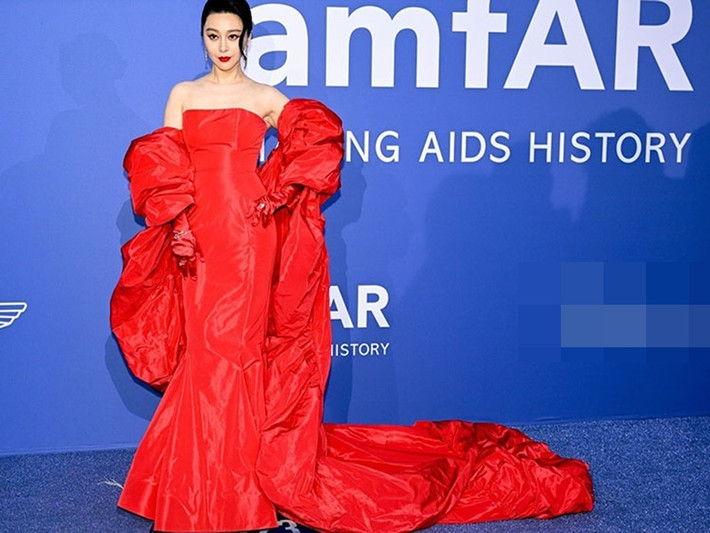 Phạm Băng Băng vừa tham gia tiệc từ thiện amfAR thuộc khuôn khổ Liên hoan phim Cannes 2023. Ảnh: Getty.