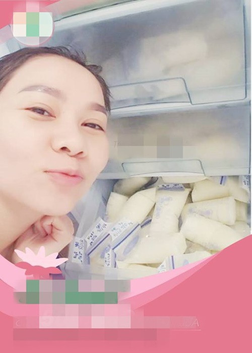 Năm 2018, Thu Minh bị một nhãn hàng cắt ghép ảnh để quảng cáo sản phẩm thuốc lợi sữa. Khi phát hiện sự việc, cô bật khóc vì quá tức giận. Ảnh: Người Lao Động