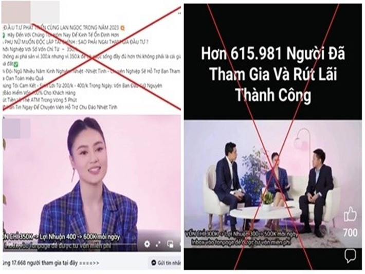 Bị cắt ghép hình ảnh trong một talkshow để kêu gọi “đầu tư sinh lời”, Ninh Dương Lan Ngọc tỏ ra bức xúc. Nữ ca sĩ khẳng định, cô không quảng cáo các lớp học “đầu tư sinh lời”. Ảnh: Công ty quản lý của Lan Ngọc.