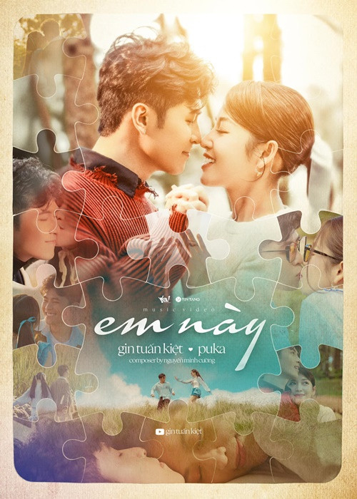 Puka - Gin Tuấn Kiệt vừa ra mắt MV Em này. Gin cho biết, đây là món quà sinh nhật anh dành cho người bạn đời. Ảnh: FBNV.