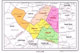 Hà Nội cập nhật bản đồ địa chính cho 126 xã, phường mới 