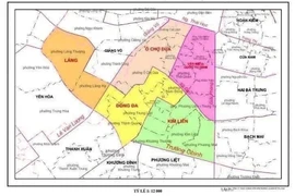 Hà Nội cập nhật bản đồ địa chính cho 126 xã, phường mới 