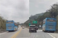 Xử phạt tài xế xe khách chạy trên cao tốc Nội Bài - Lào Cai vi phạm nhiều lỗi 