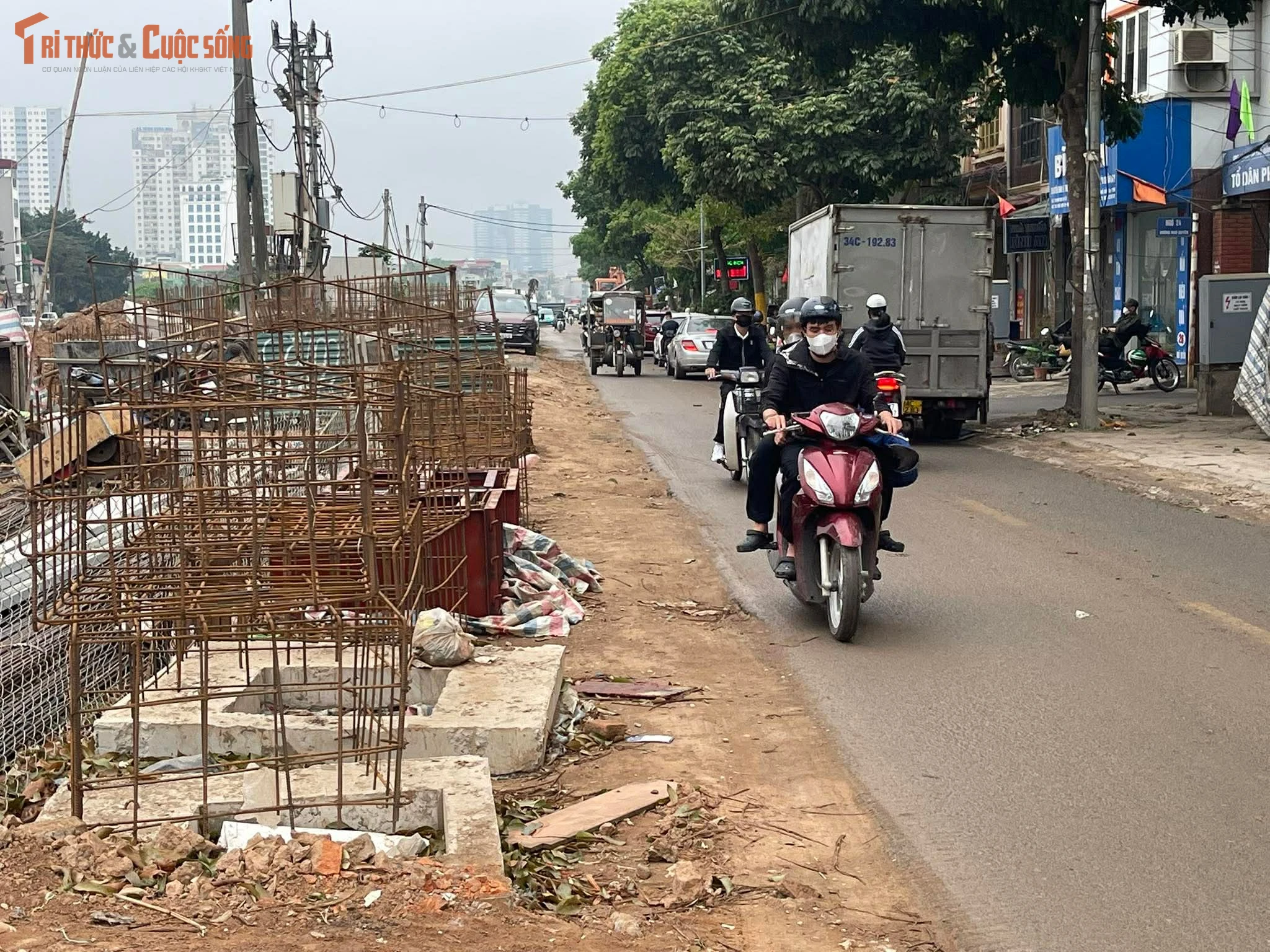 Dự án xây dựng kênh La Khê gây lo ngại về an toàn giao thông tại Hà Nội