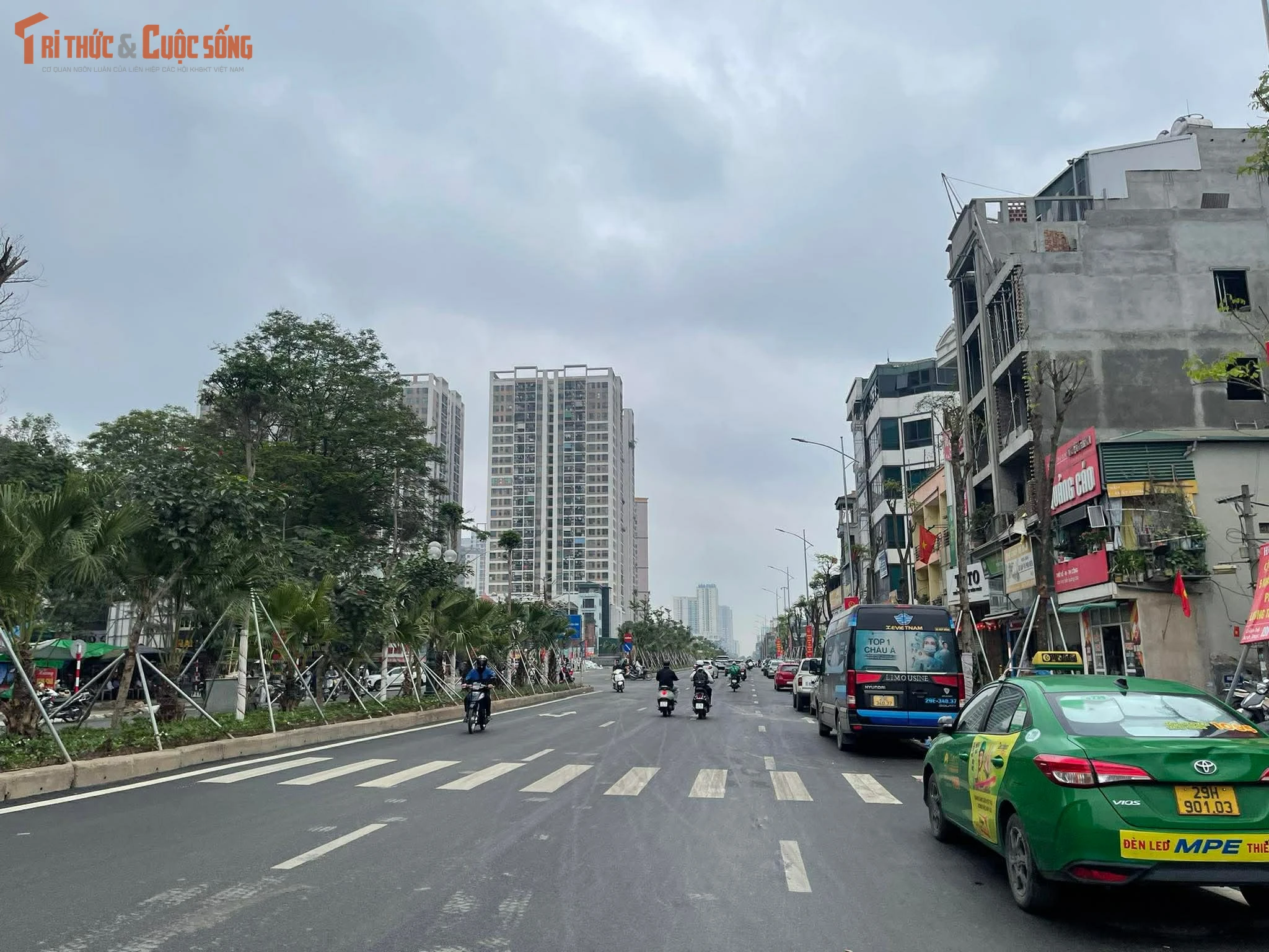 Diện mạo mới của Vành đai 2,5 đoạn Đầm Hồng trước ngày bàn giao