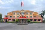 Trụ sở UBND xã Đạ Teh.