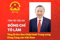 Tiểu sử đồng chí Tô Lâm - Tổng Bí thư Ban Chấp hành Trung ương Đảng khóa XIV