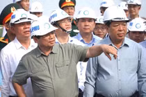 Thủ tướng Phạm Minh Chính thị sát sân bay Long Thành