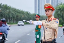 Hà Nội phân luồng giao thông phục vụ Lễ xuất quân và diễn tập bảo vệ Đại hội Đảng