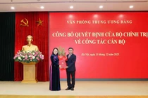 Bổ nhiệm Phó Chánh Văn phòng Thường trực Văn phòng Trung ương Đảng