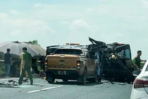 Tai nạn liên hoàn trên cao tốc Pháp Vân - Cầu Giẽ, 8 người bị thương