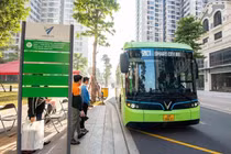 Hà Nội thí điểm tuyến buýt điện tham quan khu vực Hoàn Kiếm, Ba Đình