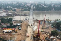 Khi nào cầu Phong Châu mới hợp long, đưa vào sử dụng?