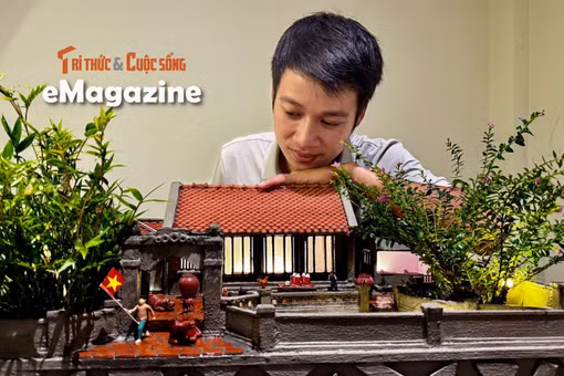 [e-Magazine] 9X Hưng Yên ‘thu nhỏ’ nhà xưa qua mô hình tiểu cảnh