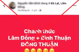 Xử phạt thế nào khi đăng sai sự thật sáp nhập tỉnh thành?