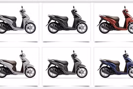 Loạt xe máy tay ga Honda “đội giá" theo phí trước bạ