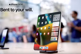 iPhone gập lại đẹp mê ly thách thức Galaxy Fold và Mate X