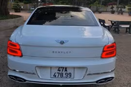 Siêu xe Bentley Flying Spur V8 hơn 20 tỷ của cô nàng bán mỹ phẩm Đắk Lắk 