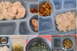Làm rõ phản ánh suất cơm 30.000đ của giáo viên chỉ có 2 miếng chả
