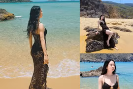 Nữ cầu thủ tuyển Việt Nam diện bikini ren khoe body nóng bỏng