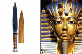 Vật liệu làm dao găm của pharaoh Ai Cập có gì đặc biệt?