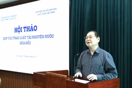 Tham vấn ý kiến các nhà khoa học về Dự thảo Luật Tài nguyên nước (sửa đổi)