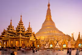 Ngôi chùa có bảo tháp dát vàng, kim cương tuyệt đẹp ở Myanmar