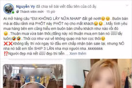 Gái xinh "bùng" gói hàng trị giá 570 nghìn còn lên giọng thách thức