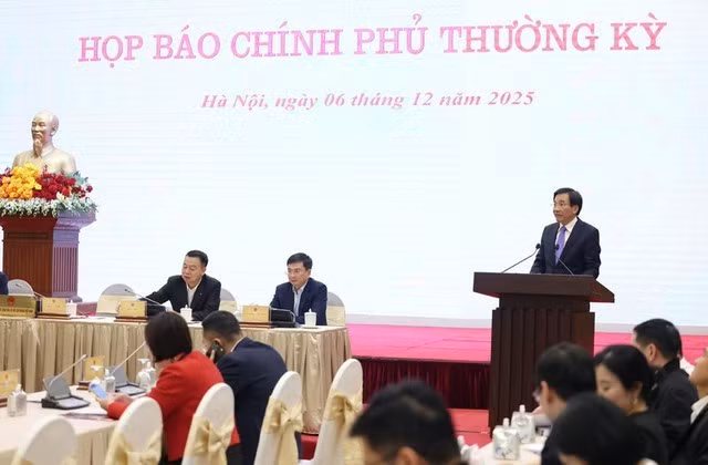 Họp báo Chính phủ thường kỳ tháng 11/2025/ Nguồn moh.gov.vn