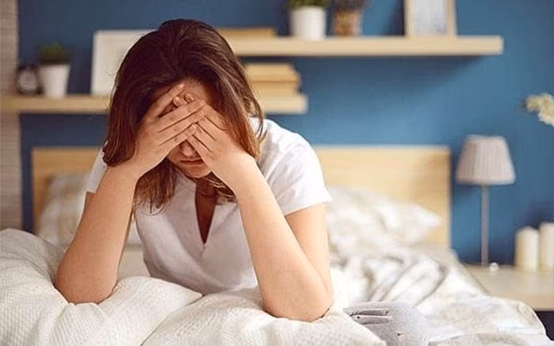 Thiếu ngủ là một lý do khiến cơ thể lão hóa sớm. Ảnh minh họa/Nguồn benhvienthucuc.vn