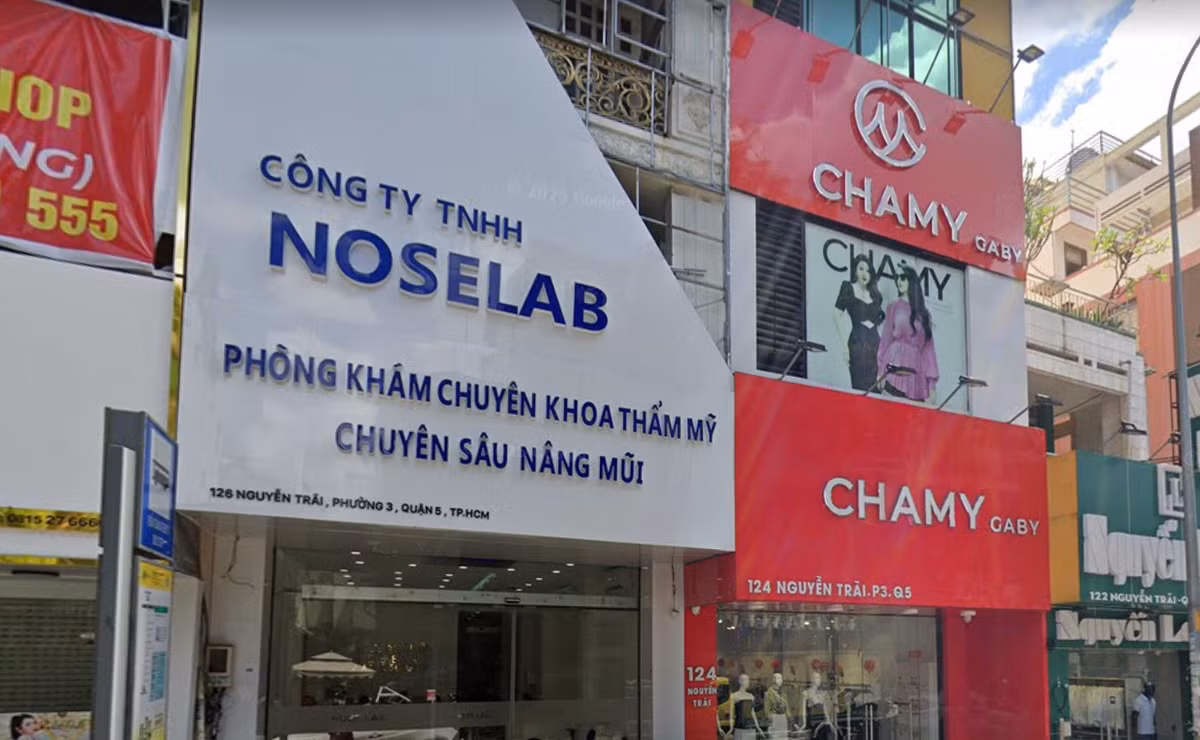 Phòng Kiểm tra – Pháp chế (Sở Y tế TP HCM) vừa thông báo quyết định xử phạt đối với Công ty TNHH Noselab (tại địa chỉ 126 Nguyễn Trãi, phường Chợ Quán) do nhiều vi phạm trong quá trình hoạt động. Ảnh thuongtruong.com.vn
