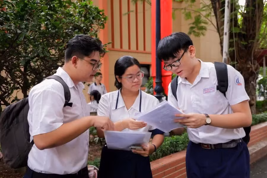 Thí sinh dự thi đánh giá năng lực đợt 2 tại Trường Đại học Khoa học tự nhiên (Đại học Quốc gia TPHCM).
