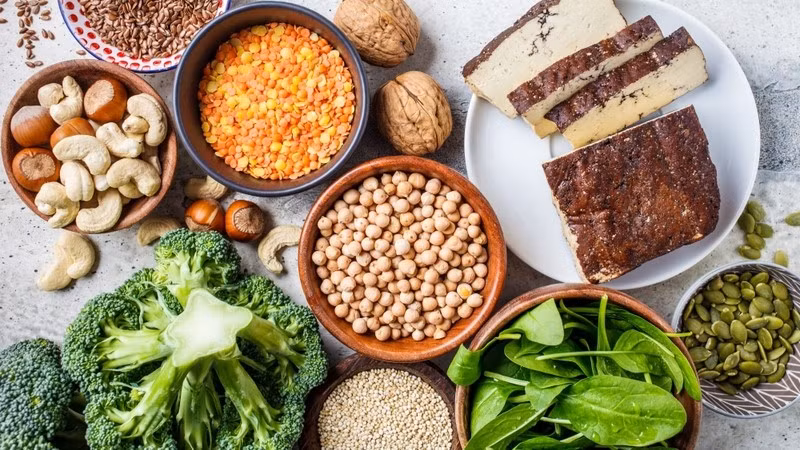 Protein thực vật có nhiều trong các loại đậu, bông cải xanh... Ảnh minh họa/Nguồn internet