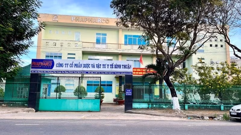 Công ty Cổ phần Dược và Vật tư y tế Bình Thuận bị phạt nặng. Ảnh thuonghieucongluan.com.vn