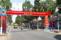Khu vực trung tâm hành chính huyện Hồng Dân. Nguồn: Báo Bạc Liêu