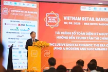 TSKH. Phan Xuân Dũng - Chủ tịch Liên hiệp các Hội Khoa học và Kỹ thuật Việt Nam, phát biểu khai mạc Diễn đàn Ngân hàng Bán lẻ Việt Nam 2025.