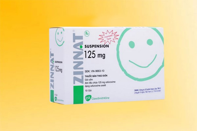Buộc tiêu hủy lô thuốc viêm họng Zinnat Suspension Buoc tieu huy lo thuoc viem hong Zinnat Suspension