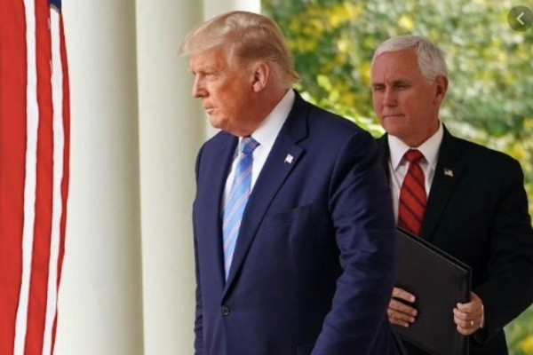 Tổng thống Trump và "phó tướng" Mike Pence làm hòa Tong thong Trump va