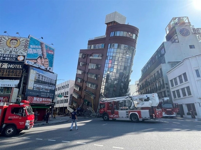 Động đất ở Đài Loan: Lên phương án bảo hộ công dân Việt Nam Dong dat o Dai Loan: Len phuong an bao ho cong dan Viet Nam
