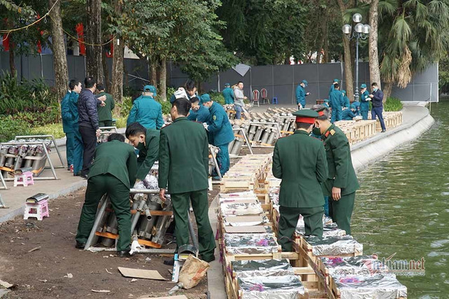 Bên trong trận địa pháo chờ “khai hỏa” chào năm mới ở Hà Nội - Hình 4 Ben trong tran dia phao cho “khai hoa” chao nam moi o Ha Noi-Hinh-4