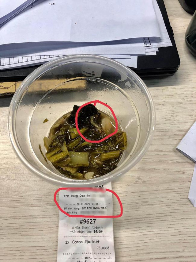 Gọi cơm rang dưa bò, cô nàng ngã ngửa "combo kinh dị" đi kèm - Hình 2 Goi com rang dua bo, co nang nga ngua