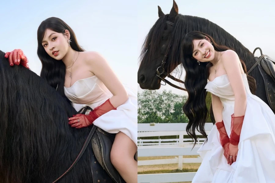 'Hot girl trứng rán' Trần Thanh Tâm xuất hiện bên 'người bạn diễn' đặc biệt